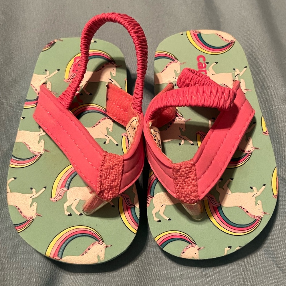 Unicorn 🦄 & Rainbow 🌈 Flip Flops